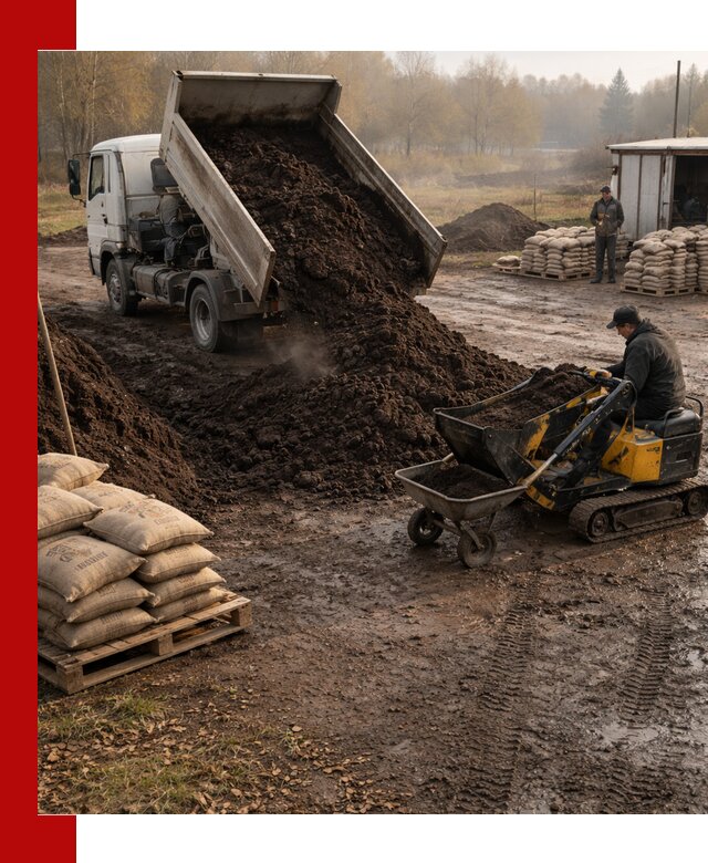 Кислый торф в доставке по выгодным ценам в Кашире