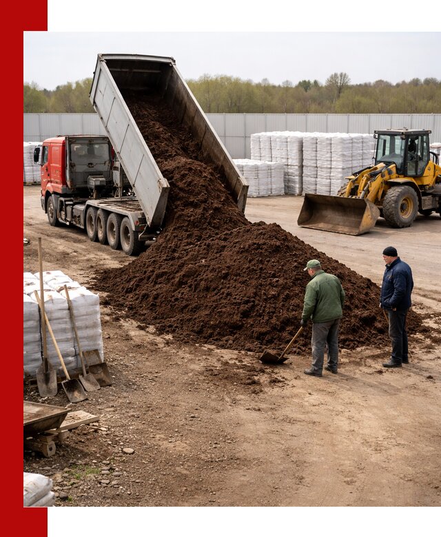 Доставка торфяных смесей оптом и в розницу в Кашире