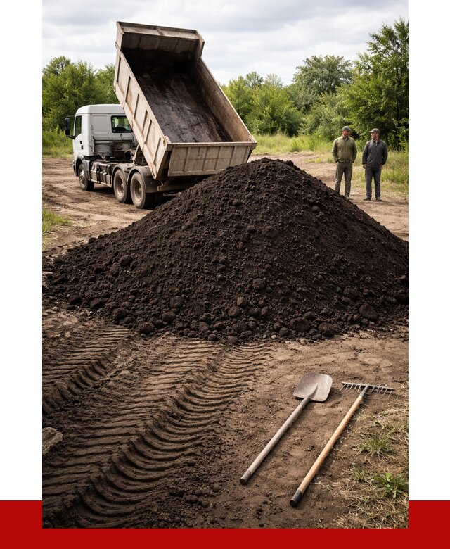 Купить чернозем навалом в Кашире от 1250 р. за куб | ПРОНЕРУДКшр