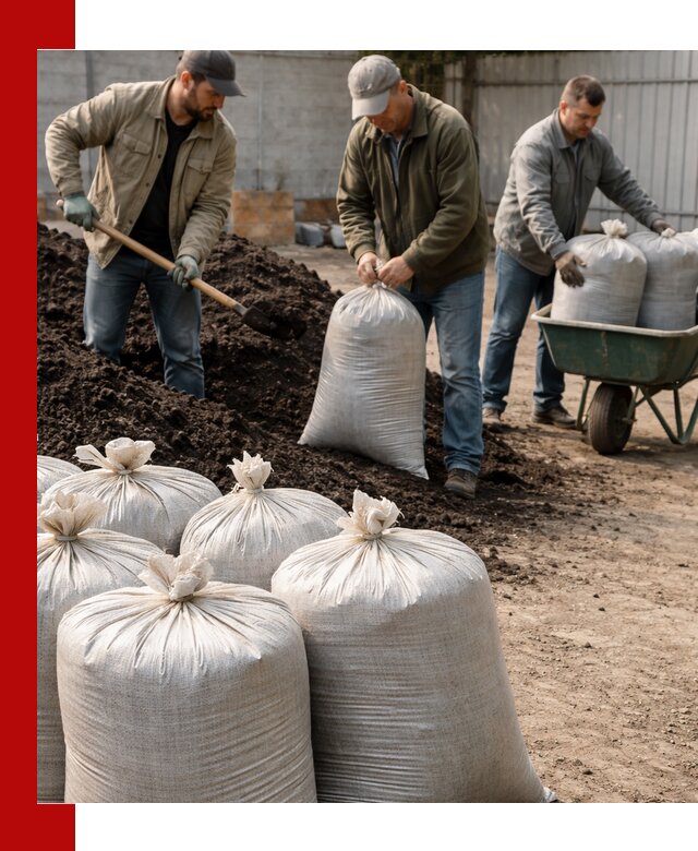 Купить чернозем в мешках с доставкой в Кашире