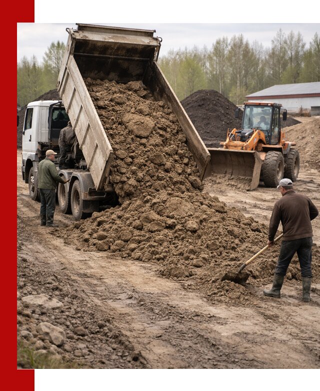 Доставка глин и суглинков в Кашире оптом и вкрай