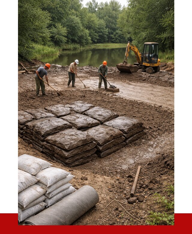 Купить глину для пруда в Кашире от 4686 р. с доставкой | ПРОНЕРУДКшр