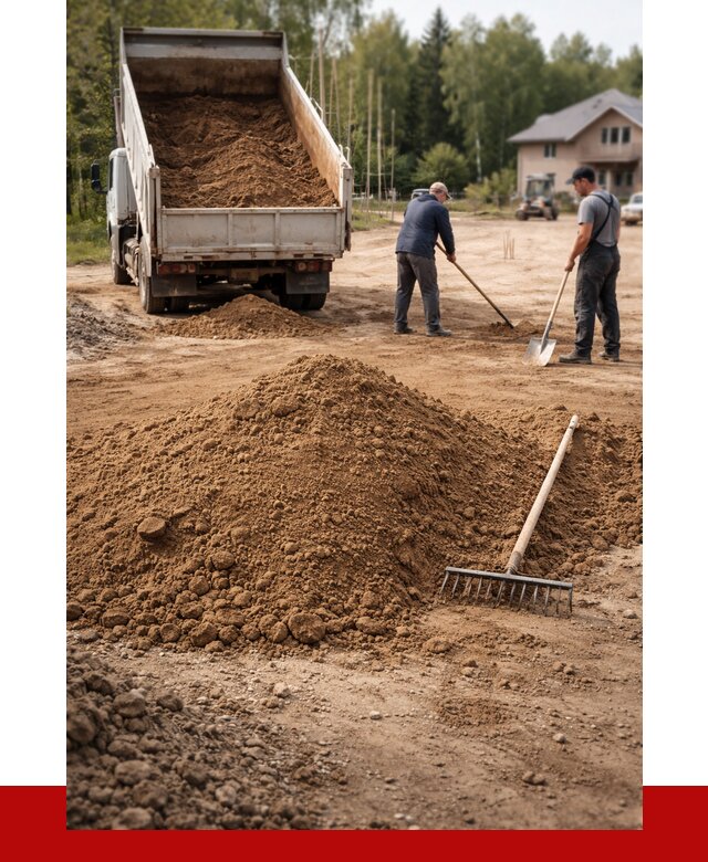 Суглинок для планировки в Кашире с доставкой от 4374 р. | ПРОНЕРУДКшр