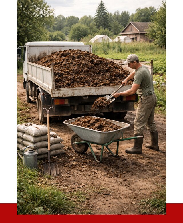 Купить коровий навоз с доставкой в Кашире от 1875 р. | ПРОНЕРУДКшр