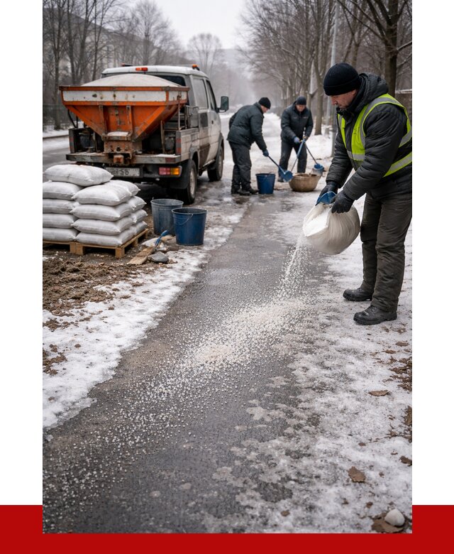 Реагент против гололеда в Кашире с доставкой от 4686 р. | ПРОНЕРУДКшр