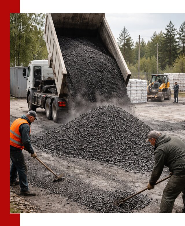 Доставка и продажа асфальтного гранулята в Кашире