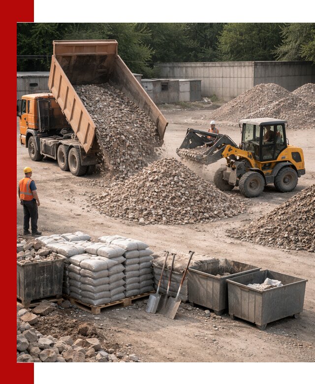 Вторичные материалы для отсыпки в Кашире — поставка и доставка