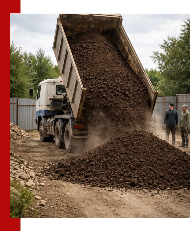 Доставка самосвалом 10 кубов в Кашире быстро и надёжно