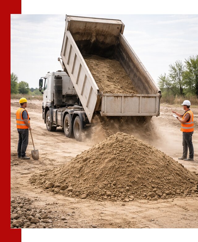 Доставка самосвалом 15 кубов в Кашире за город и по городу