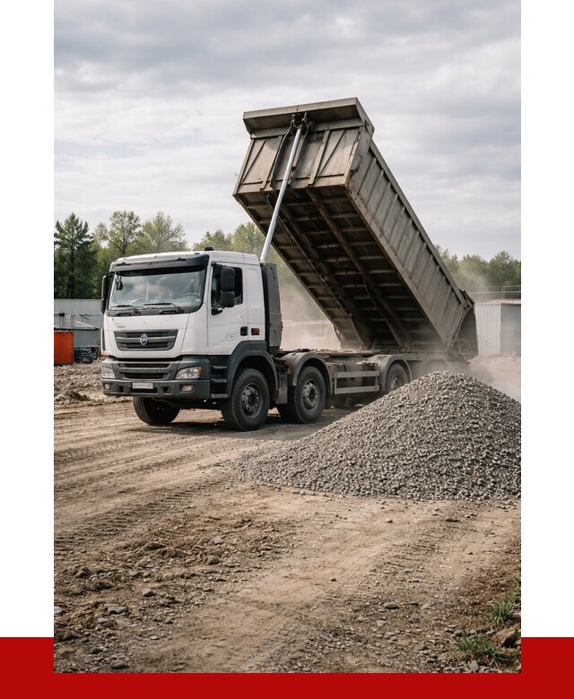 Доставка самосвалом 40 кубов в Кашире от 9373 р. | ПРОНЕРУДКшр