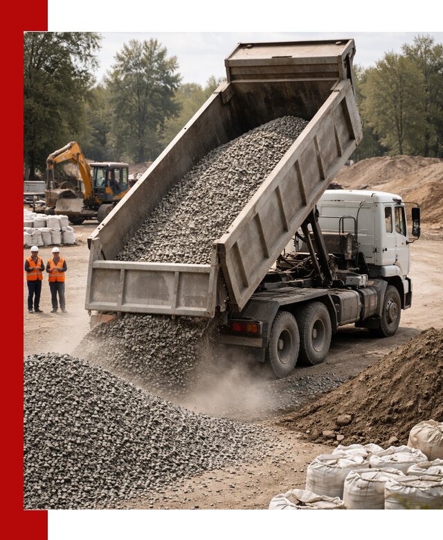 Аренда самосвала в Кашире для доставки сыпучих и нерудных материалов