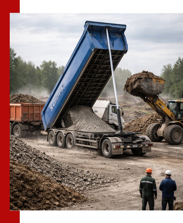 Аренда тонар 40 тонн в Кашире с доставкой материалов