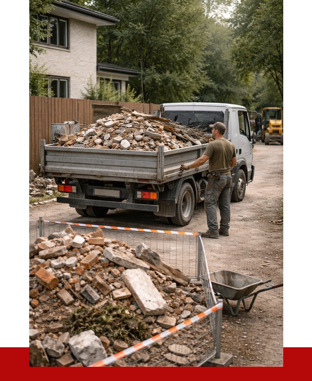 Вывоз строительного мусора с погрузкой в Кашире от 7811 р | ПРОНЕРУДКшр