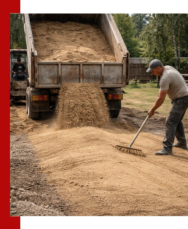 Отсыпка участка песком в Кашире быстро и качественно