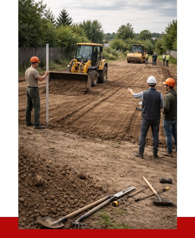 Планировка участка грунтом в Кашире от 4686 р ПРОНЕРУДКшр